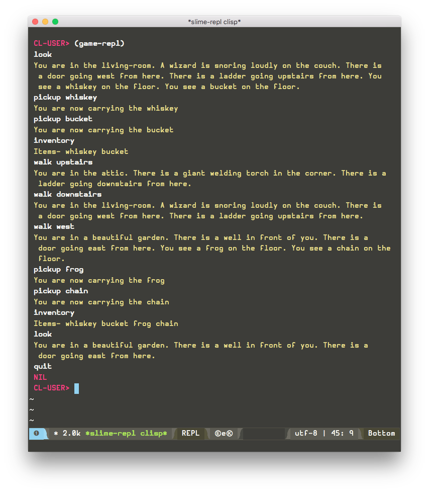 Text Adventure Game